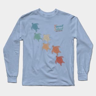 TI Topsail Island NC North Carolina Beach Long Sleeve T-Shirt